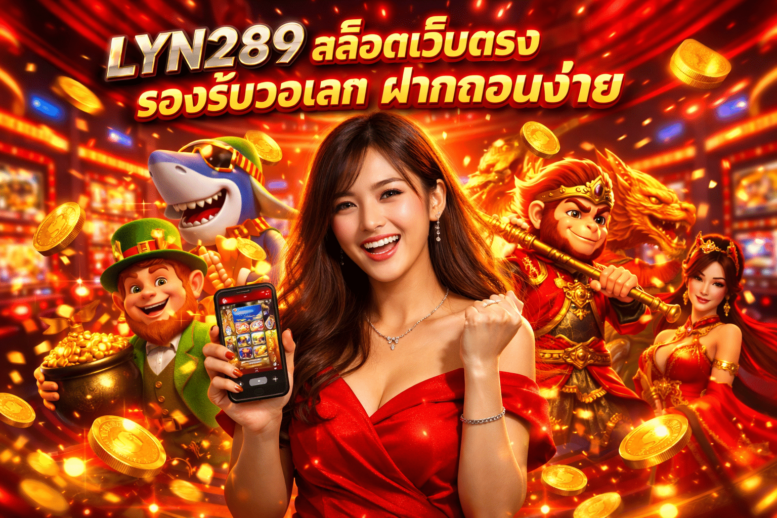 LYN289 สล็อตเว็บตรง รองรับวอเลท ฝากถอนง่าย